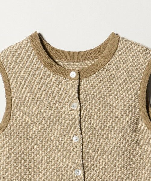 BEAUTY&YOUTH UNITED ARROWS / ビューティー&ユース ユナイテッドアローズ ベスト | コットンポリエステル ジャガード 2WAYニットベスト  ウォッシャブル | 詳細22