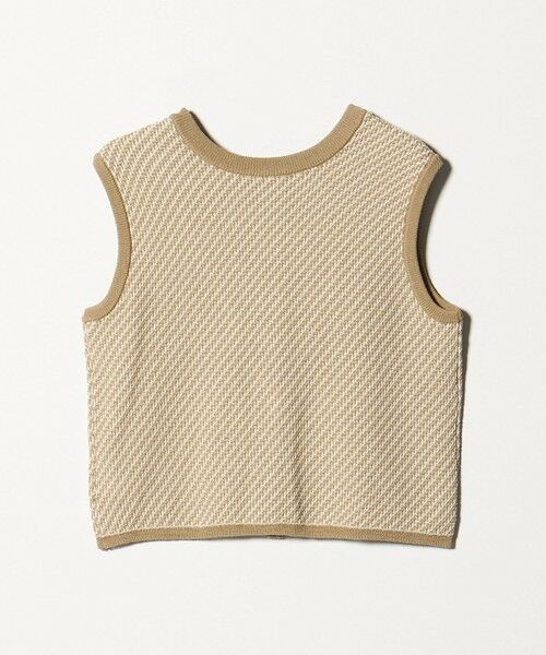 BEAUTY&YOUTH UNITED ARROWS / ビューティー&ユース ユナイテッドアローズ ベスト | コットンポリエステル ジャガード 2WAYニットベスト  ウォッシャブル | 詳細8