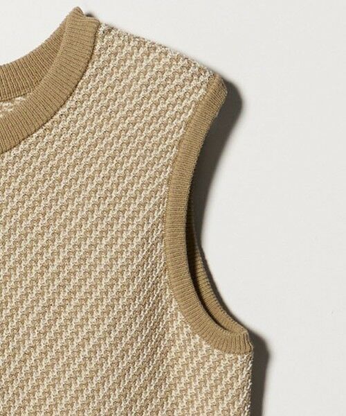 BEAUTY&YOUTH UNITED ARROWS / ビューティー&ユース ユナイテッドアローズ ベスト | コットンポリエステル ジャガード 2WAYニットベスト  ウォッシャブル | 詳細10