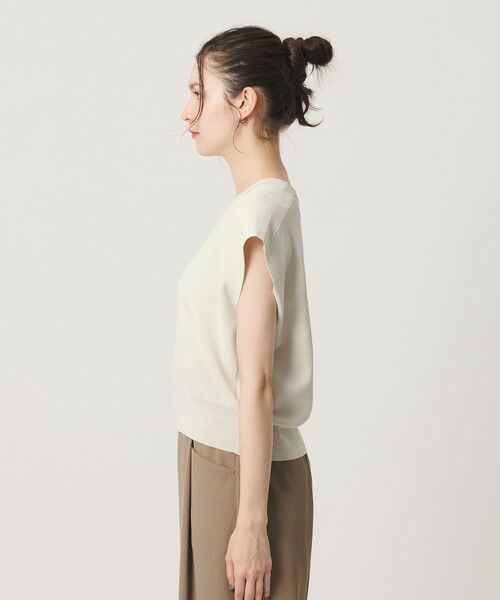 BEAUTY&YOUTH UNITED ARROWS / ビューティー&ユース ユナイテッドアローズ ニット・セーター | フルニードル フレンチスリーブ ニットプルオーバー ウォッシャブル | 詳細5