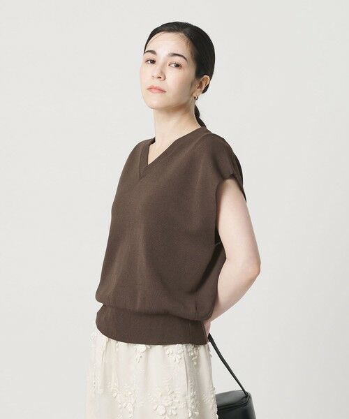 BEAUTY&YOUTH UNITED ARROWS / ビューティー&ユース ユナイテッドアローズ ニット・セーター | フルニードル フレンチスリーブ ニットプルオーバー ウォッシャブル | 詳細3