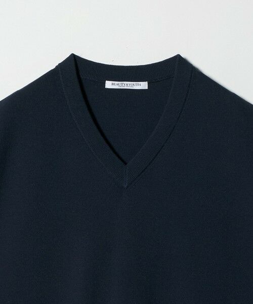 BEAUTY&YOUTH UNITED ARROWS / ビューティー&ユース ユナイテッドアローズ ニット・セーター | フルニードル フレンチスリーブ ニットプルオーバー ウォッシャブル | 詳細29