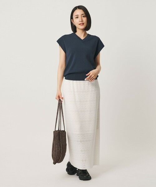 BEAUTY&YOUTH UNITED ARROWS / ビューティー&ユース ユナイテッドアローズ ニット・セーター | フルニードル フレンチスリーブ ニットプルオーバー ウォッシャブル | 詳細27