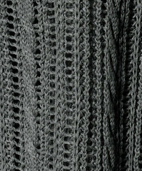 BEAUTY&YOUTH UNITED ARROWS / ビューティー&ユース ユナイテッドアローズ ニット・セーター | コットンメッシュ ケーブル ポロシャツ | 詳細5