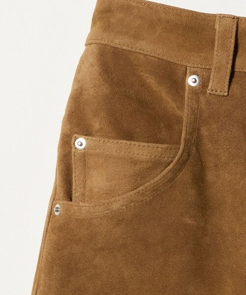 BEAUTY&YOUTH UNITED ARROWS / ビューティー&ユース ユナイテッドアローズ ショート・ハーフ・半端丈パンツ | ゴートスエード 5ポケット ショーツ | 詳細4
