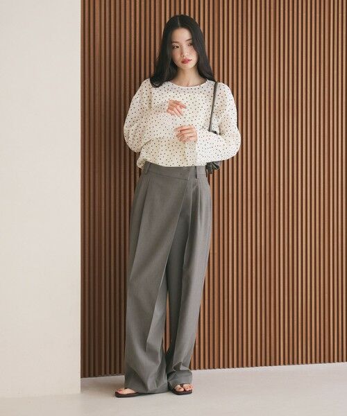 BEAUTY&YOUTH UNITED ARROWS / ビューティー&ユース ユナイテッドアローズ シャツ・ブラウス | ポリエステル ドット シアー ブラウス ウォッシャブル | 詳細5