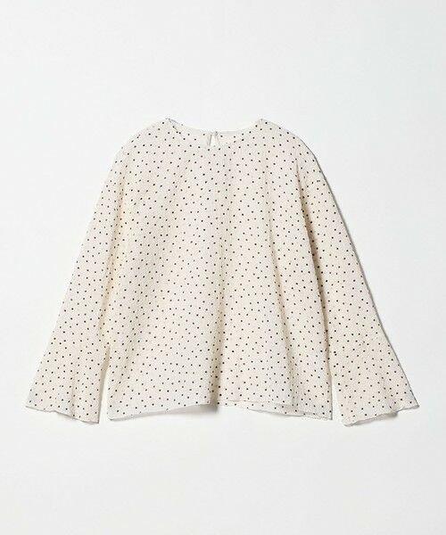 BEAUTY&YOUTH UNITED ARROWS / ビューティー&ユース ユナイテッドアローズ シャツ・ブラウス | ポリエステル ドット シアー ブラウス ウォッシャブル（OFF WHITE）