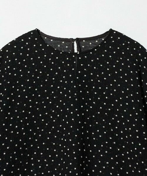BEAUTY&YOUTH UNITED ARROWS / ビューティー&ユース ユナイテッドアローズ シャツ・ブラウス | ポリエステル ドット シアー ブラウス ウォッシャブル | 詳細3