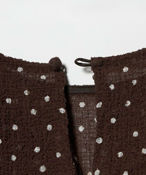 BEAUTY&YOUTH UNITED ARROWS / ビューティー&ユース ユナイテッドアローズ シャツ・ブラウス | ポリエステル ドット シアー ブラウス ウォッシャブル | 詳細14