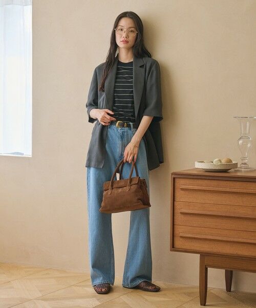 BEAUTY&YOUTH UNITED ARROWS / ビューティー&ユース ユナイテッドアローズ テーラードジャケット | ポリエステル メッシュ ハーフスリーブ ジャケット ウォッシャブル | 詳細6