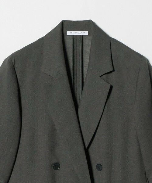 BEAUTY&YOUTH UNITED ARROWS / ビューティー&ユース ユナイテッドアローズ テーラードジャケット | ポリエステル メッシュ ハーフスリーブ ジャケット ウォッシャブル | 詳細5