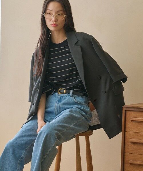 BEAUTY&YOUTH UNITED ARROWS / ビューティー&ユース ユナイテッドアローズ テーラードジャケット | ポリエステル メッシュ ハーフスリーブ ジャケット ウォッシャブル | 詳細4
