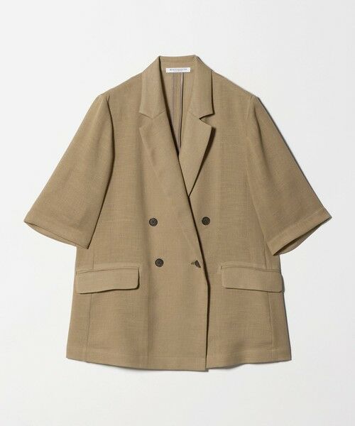 BEAUTY&YOUTH UNITED ARROWS / ビューティー&ユース ユナイテッドアローズ テーラードジャケット | ポリエステル メッシュ ハーフスリーブ ジャケット ウォッシャブル | 詳細21