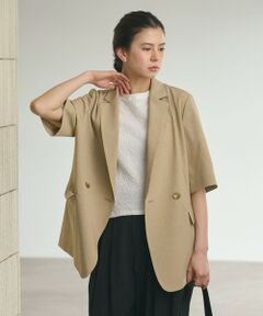 BEAUTY&YOUTH UNITED ARROWS / ビューティー&ユース ユナイテッドアローズ テーラードジャケット | ハーフスリーブ ジャケット 吸水速乾 防シワ