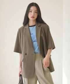 BEAUTY&YOUTH UNITED ARROWS / ビューティー&ユース ユナイテッドアローズ テーラードジャケット | ハーフスリーブ ジャケット 吸水速乾 防シワ