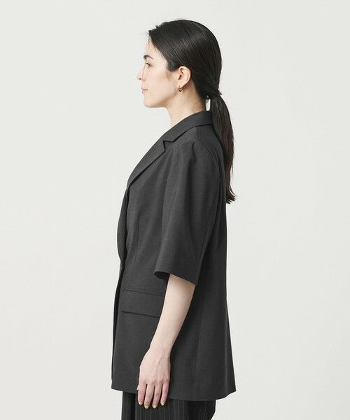 BEAUTY&YOUTH UNITED ARROWS / ビューティー&ユース ユナイテッドアローズ テーラードジャケット | ハーフスリーブ ジャケット 吸水速乾 防シワ | 詳細5