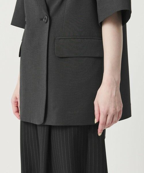 BEAUTY&YOUTH UNITED ARROWS / ビューティー&ユース ユナイテッドアローズ テーラードジャケット | ハーフスリーブ ジャケット 吸水速乾 防シワ ウォッシャブル | 詳細9