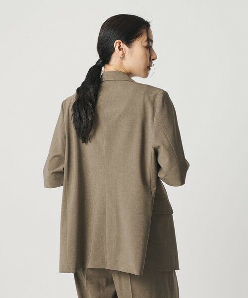 BEAUTY&YOUTH UNITED ARROWS / ビューティー&ユース ユナイテッドアローズ テーラードジャケット | ハーフスリーブ ジャケット 吸水速乾 防シワ ウォッシャブル | 詳細20