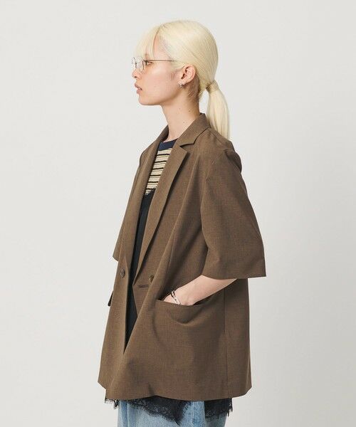 BEAUTY&YOUTH UNITED ARROWS / ビューティー&ユース ユナイテッドアローズ テーラードジャケット | ハーフスリーブ ジャケット 吸水速乾 防シワ ウォッシャブル | 詳細28