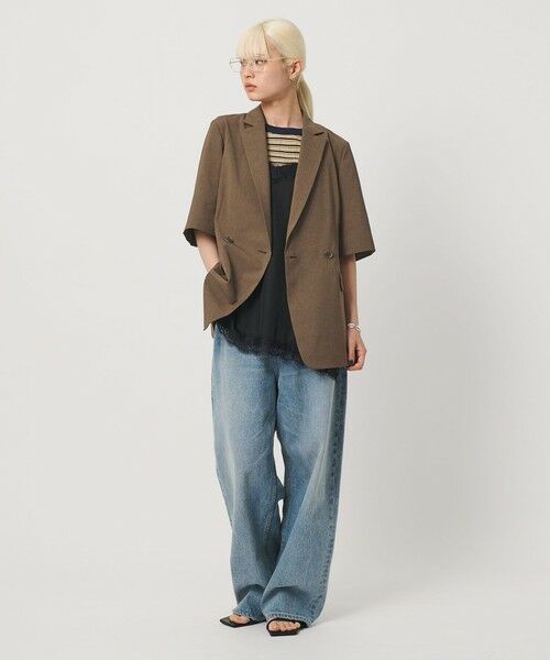 BEAUTY&YOUTH UNITED ARROWS / ビューティー&ユース ユナイテッドアローズ テーラードジャケット | ハーフスリーブ ジャケット 吸水速乾 防シワ ウォッシャブル | 詳細30