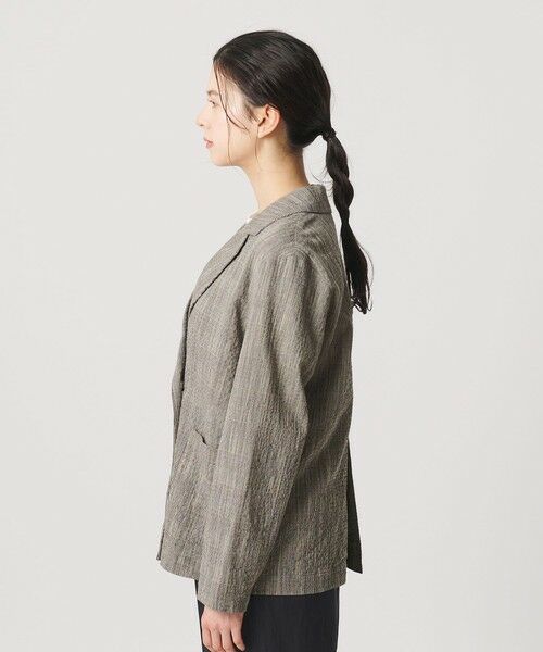 BEAUTY&YOUTH UNITED ARROWS / ビューティー&ユース ユナイテッドアローズ テーラードジャケット | 【WEB限定】グレンチェック ダブルジャケット ウォッシャブル | 詳細5