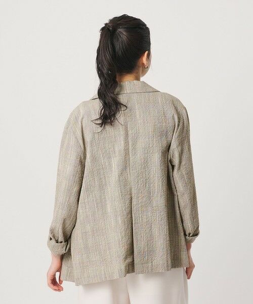 BEAUTY&YOUTH UNITED ARROWS / ビューティー&ユース ユナイテッドアローズ テーラードジャケット | 【WEB限定】グレンチェック ダブルジャケット ウォッシャブル | 詳細12