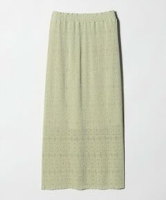 BEAUTY&YOUTH UNITED ARROWS / ビューティー&ユース ユナイテッドアローズ ミニ・ひざ丈スカート | レースプリーツ タイトスカート ウォッシャブル