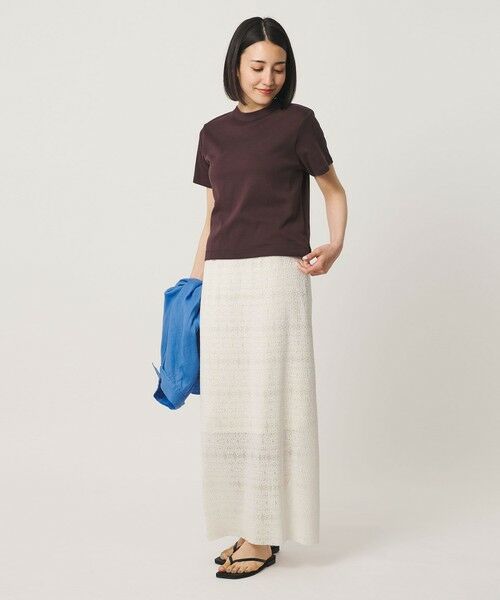 BEAUTY&YOUTH UNITED ARROWS / ビューティー&ユース ユナイテッドアローズ ミニ・ひざ丈スカート | レースプリーツ タイトスカート ウォッシャブル | 詳細3