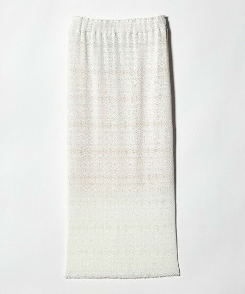 BEAUTY&YOUTH UNITED ARROWS / ビューティー&ユース ユナイテッドアローズ ミニ・ひざ丈スカート | レースプリーツ タイトスカート ウォッシャブル（OFF WHITE）