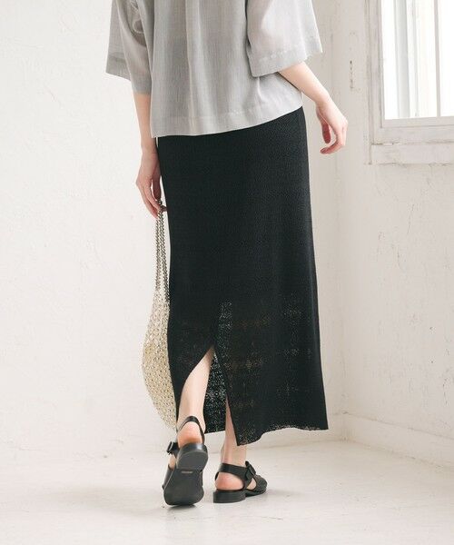BEAUTY&YOUTH UNITED ARROWS / ビューティー&ユース ユナイテッドアローズ ミニ・ひざ丈スカート | レースプリーツ タイトスカート ウォッシャブル | 詳細8