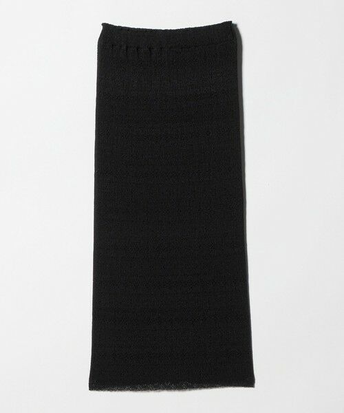 BEAUTY&YOUTH UNITED ARROWS / ビューティー&ユース ユナイテッドアローズ ミニ・ひざ丈スカート | レースプリーツ タイトスカート ウォッシャブル（BLACK）