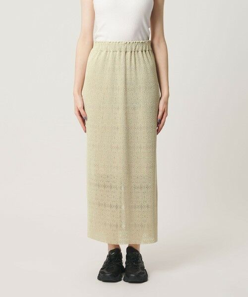BEAUTY&YOUTH UNITED ARROWS / ビューティー&ユース ユナイテッドアローズ ミニ・ひざ丈スカート | レースプリーツ タイトスカート ウォッシャブル | 詳細19