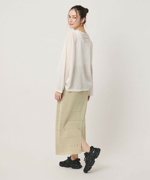 BEAUTY&YOUTH UNITED ARROWS / ビューティー&ユース ユナイテッドアローズ ミニ・ひざ丈スカート | レースプリーツ タイトスカート ウォッシャブル | 詳細18
