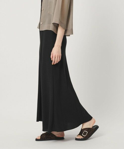 BEAUTY&YOUTH UNITED ARROWS / ビューティー&ユース ユナイテッドアローズ ミニ・ひざ丈スカート | 麻ブレンド バイアス フレアスカート ウォッシャブル | 詳細2
