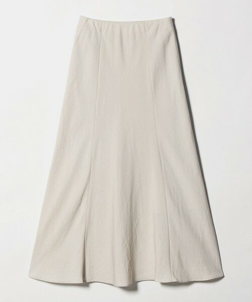 BEAUTY&YOUTH UNITED ARROWS / ビューティー&ユース ユナイテッドアローズ ミニ・ひざ丈スカート | 麻ブレンド バイアス フレアスカート ウォッシャブル | 詳細10