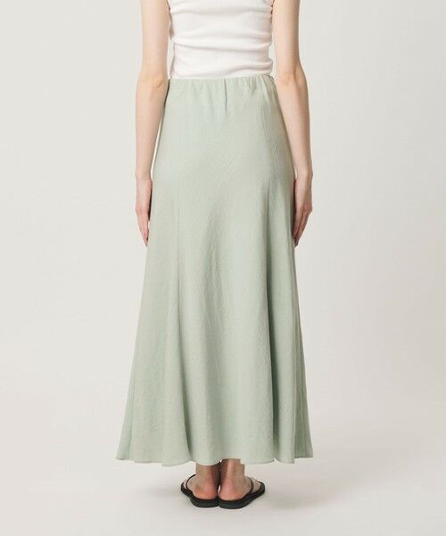 BEAUTY&YOUTH UNITED ARROWS / ビューティー&ユース ユナイテッドアローズ ミニ・ひざ丈スカート | 麻ブレンド バイアス フレアスカート ウォッシャブル | 詳細17