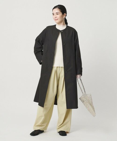 BEAUTY&YOUTH UNITED ARROWS / ビューティー&ユース ユナイテッドアローズ その他アウター | 【WEB限定】コットンナイロン ツイルノーカラーコート | 詳細1