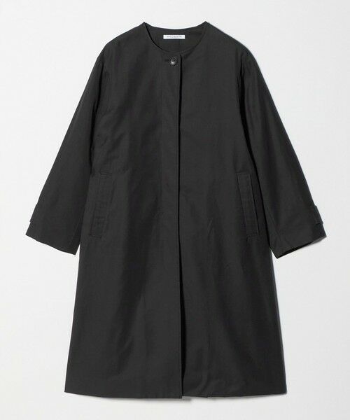 BEAUTY&YOUTH UNITED ARROWS / ビューティー&ユース ユナイテッドアローズ その他アウター | 【WEB限定】コットンナイロン ツイルノーカラーコート（BLACK）