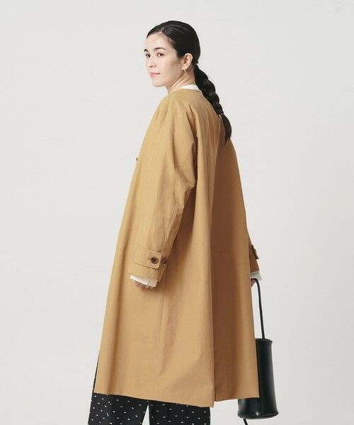 BEAUTY&YOUTH UNITED ARROWS / ビューティー&ユース ユナイテッドアローズ その他アウター | 【WEB限定】コットンナイロン ツイルノーカラーコート | 詳細9