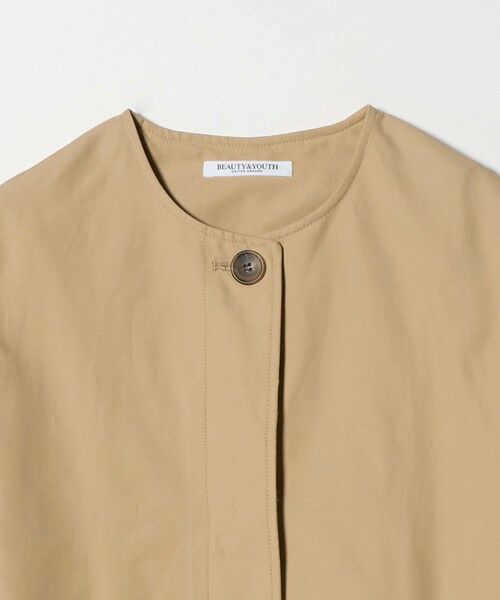 BEAUTY&YOUTH UNITED ARROWS / ビューティー&ユース ユナイテッドアローズ その他アウター | 【WEB限定】コットンナイロン ツイルノーカラーコート | 詳細5