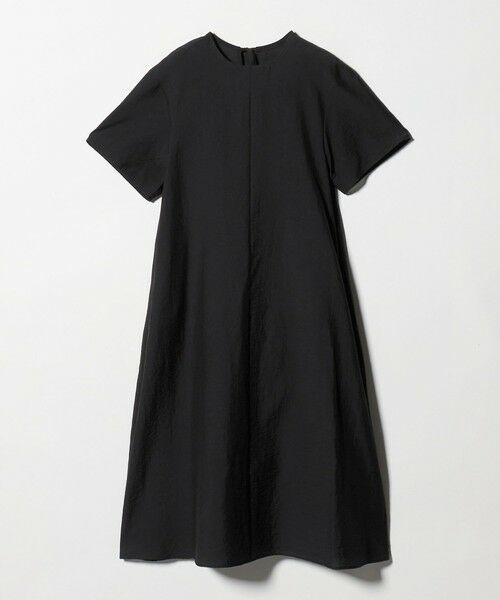 BEAUTY&YOUTH UNITED ARROWS / ビューティー&ユース ユナイテッドアローズ ロング・マキシ丈ワンピース | シアー バックリボン ワンピース ウォッシャブル(BLACK)