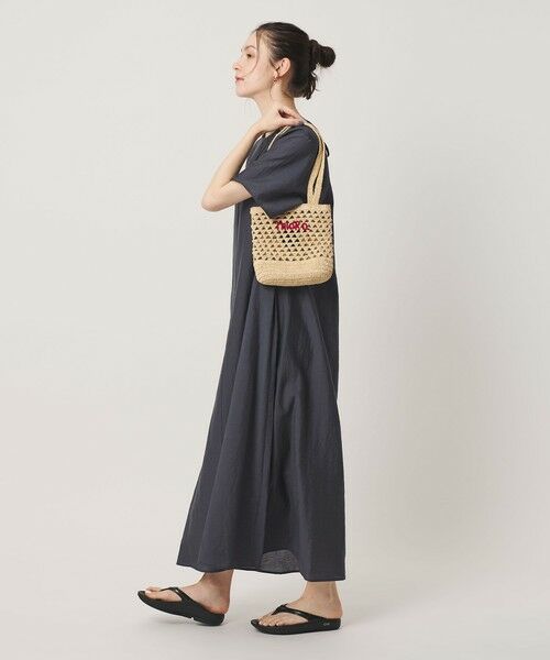 BEAUTY&YOUTH UNITED ARROWS / ビューティー&ユース ユナイテッドアローズ ロング・マキシ丈ワンピース | シアー バックリボン ワンピース ウォッシャブル | 詳細22