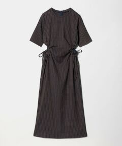 BEAUTY&YOUTH UNITED ARROWS / ビューティー&ユース ユナイテッドアローズ ロング・マキシ丈ワンピース | サイドホール ショートスリーブ ワンピース