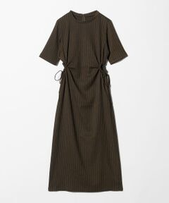 BEAUTY&YOUTH UNITED ARROWS / ビューティー&ユース ユナイテッドアローズ ロング・マキシ丈ワンピース | サイドホール ショートスリーブ ワンピース
