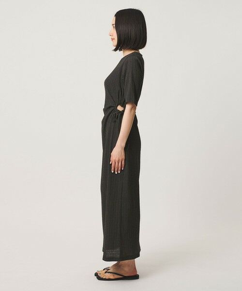 BEAUTY&YOUTH UNITED ARROWS / ビューティー&ユース ユナイテッドアローズ ロング・マキシ丈ワンピース | サイドホール ショートスリーブ ワンピース | 詳細5
