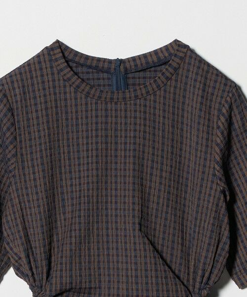 BEAUTY&YOUTH UNITED ARROWS / ビューティー&ユース ユナイテッドアローズ ロング・マキシ丈ワンピース | サイドホール ショートスリーブ ワンピース | 詳細4