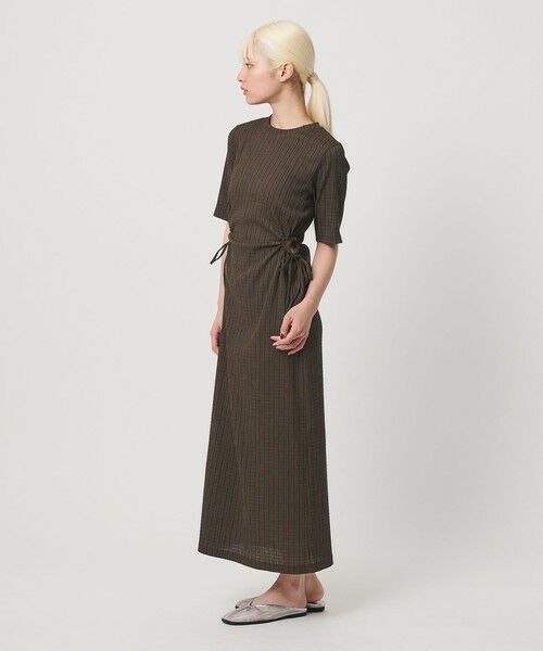 BEAUTY&YOUTH UNITED ARROWS / ビューティー&ユース ユナイテッドアローズ ロング・マキシ丈ワンピース | サイドホール ショートスリーブ ワンピース | 詳細25