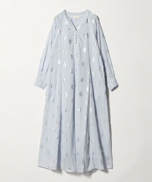 BEAUTY&YOUTH UNITED ARROWS / ビューティー&ユース ユナイテッドアローズ ロング・マキシ丈ワンピース | ＜ne Quittez pas＞フラワープリント ワンピース（LT.BLUE）