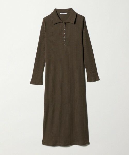 BEAUTY&YOUTH UNITED ARROWS / ビューティー&ユース ユナイテッドアローズ ロング・マキシ丈ワンピース | 【WEB限定】ポロカラー リブワンピース | 詳細12