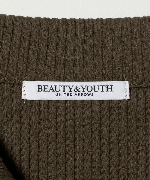 BEAUTY&YOUTH UNITED ARROWS / ビューティー&ユース ユナイテッドアローズ ロング・マキシ丈ワンピース | 【WEB限定】ポロカラー リブワンピース | 詳細20